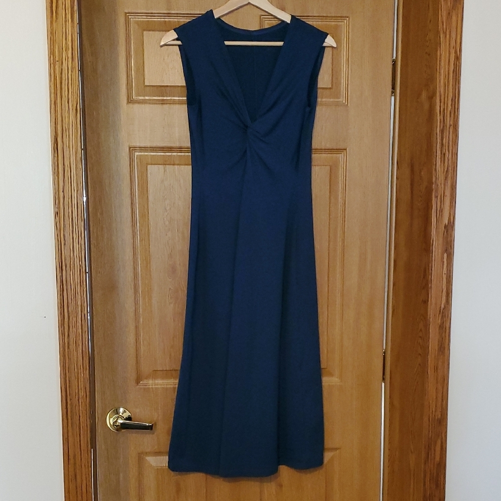 Patagonia Blue Faux Wrap Dress